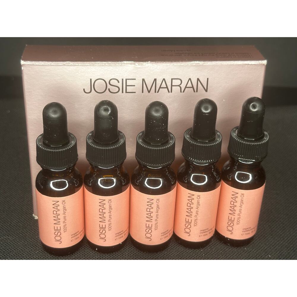 NEW Josie Maran 100% Argan Oil To Go Set Five .5 oz bottles